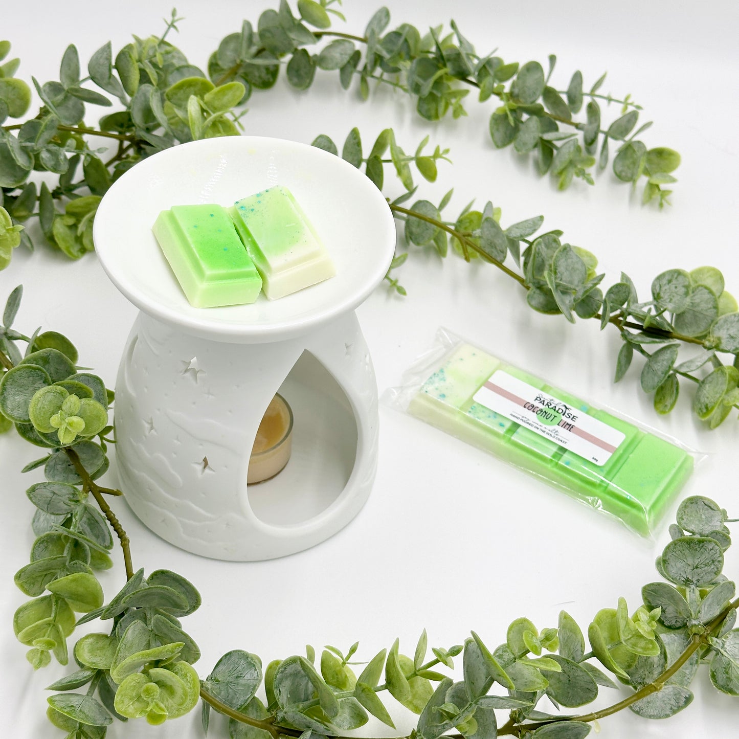 Coconut Lime Snap Bars