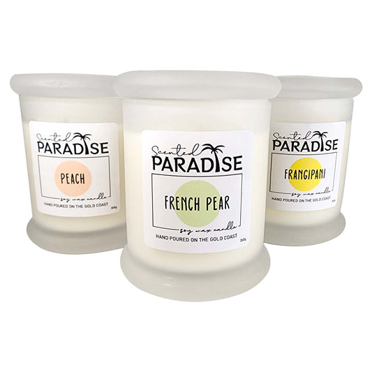 Soy Wax Candle (Large) - Scented Paradise
