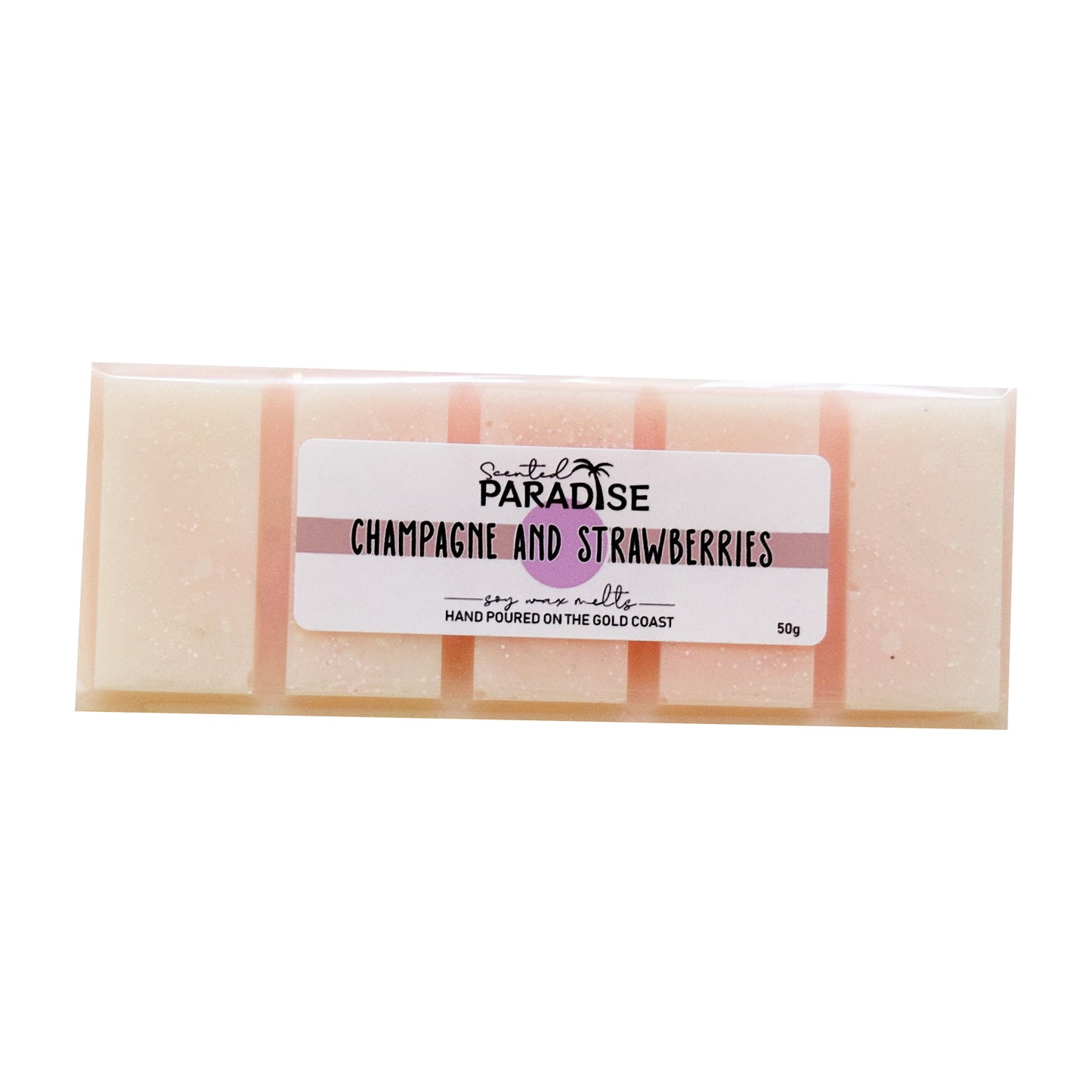 Champagne and Strawberries Snap Bars